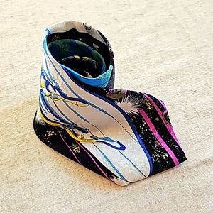 VINTAGE Marvel Silver Surfer 100% Italian Silk Mens Tie